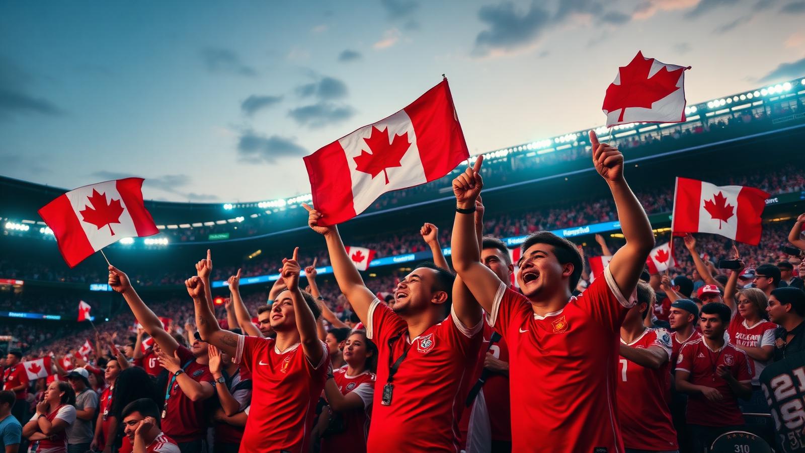 Partisans canadiens à Toronto pendant la Coupe du monde 2026