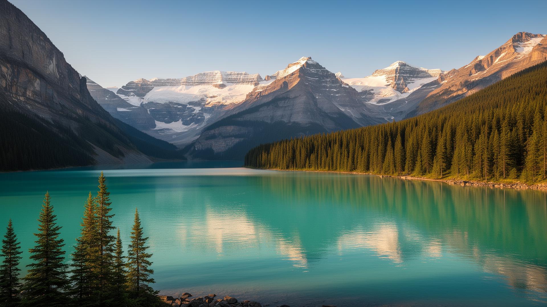 Le lac Louise dans les Rocheuses canadiennes